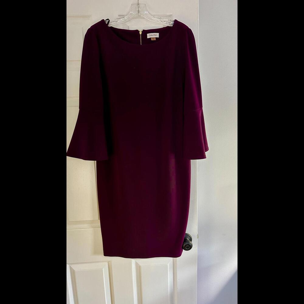 Calvin Klein special occasion dress size 14 in Aubergine